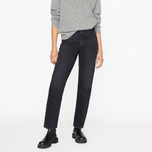 Frame Denim High'N'Tight Straight Leg Jeans in Inkwell
